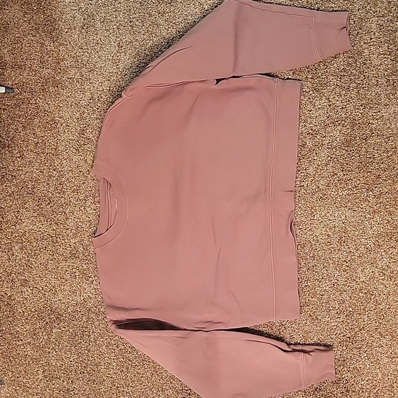 girlfriend collective Tops - Girlfriend Collective 50/50 Cropped Sweatshirt